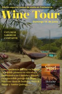 Wine Tour Traslasierra 14 de junio