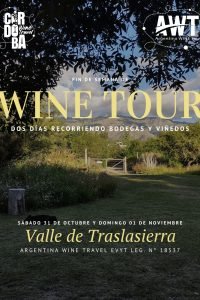 wine tour traslasierra octubre